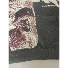 Graphic & Letter Print Hoodie, Casual Long Sleeve Kangaroo Pocket Hoodie Sweatshirt, Women's Clothing